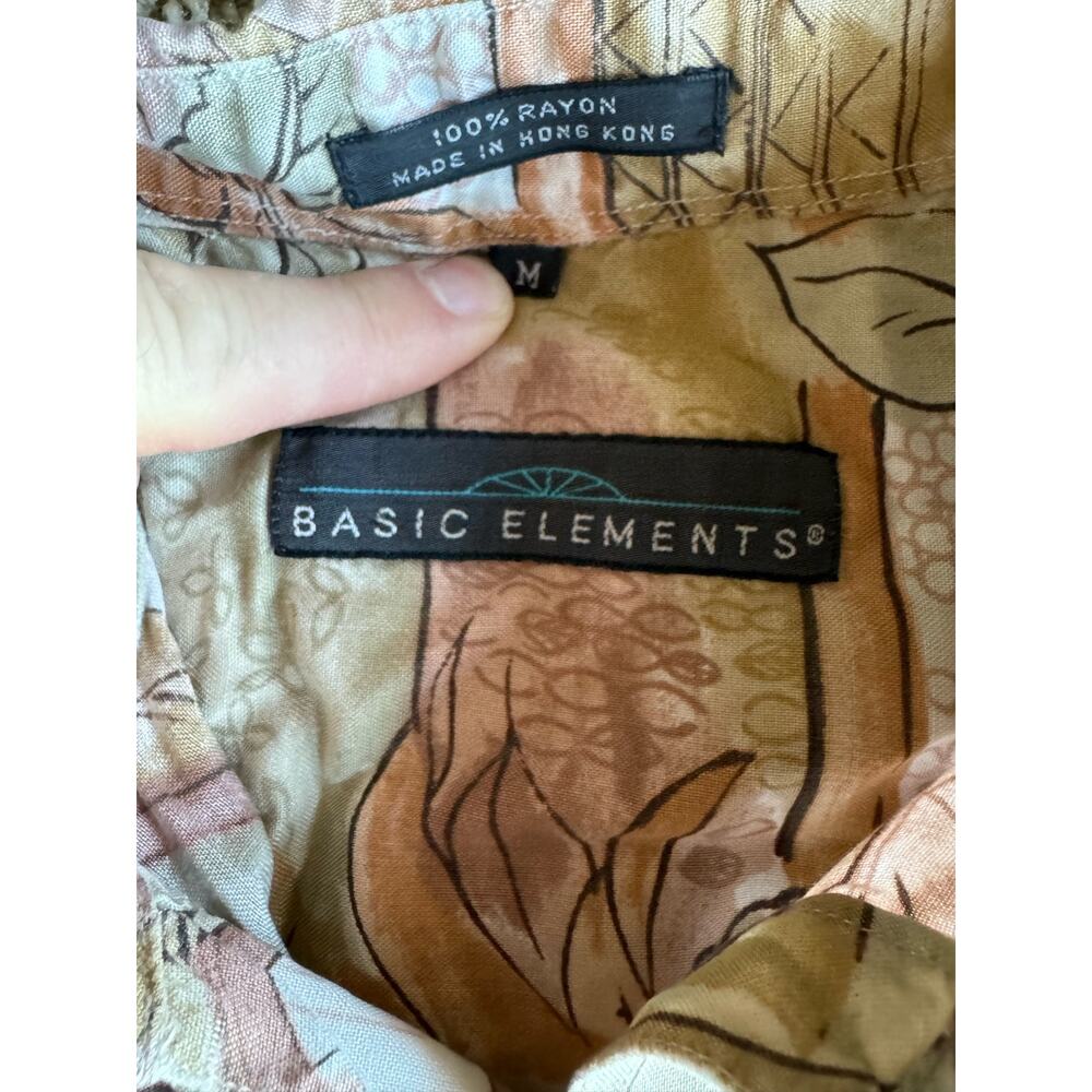 Vintage Basic Elements Floral Grecian Print M Ray… - image 2